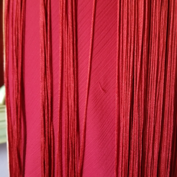 Free People Flapping My Fringe Red Flapper Dress - Picture 7 of 8